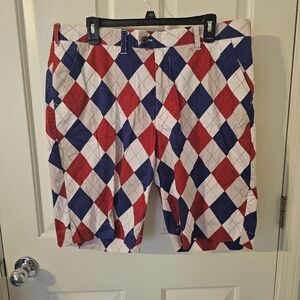 Loud Mouth Golf Shorts Multicolored Size 38